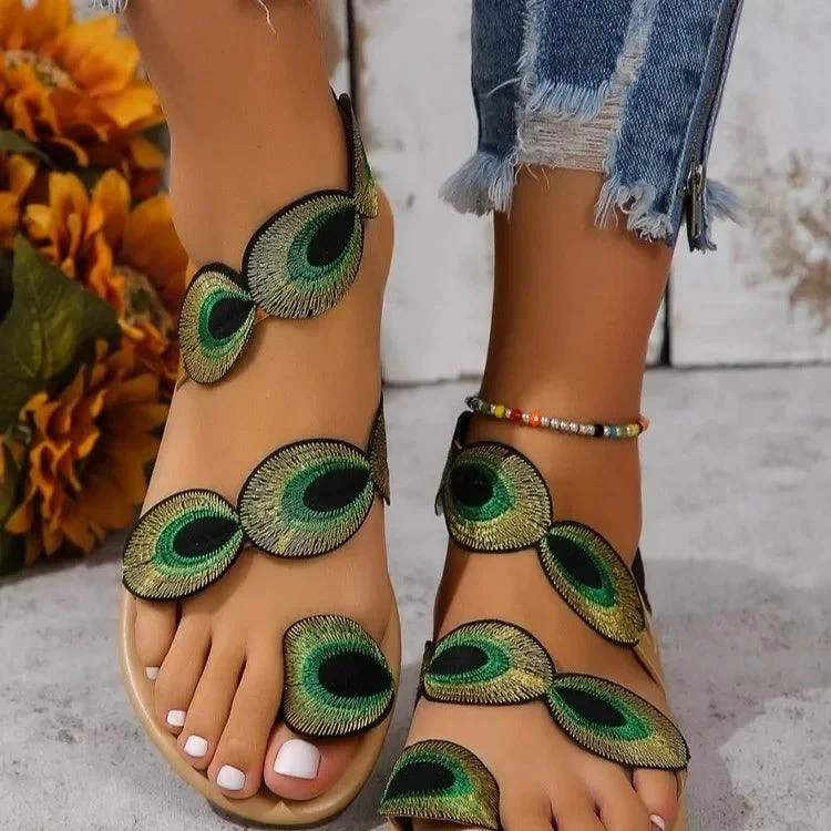 Peacock Sandals - Glova