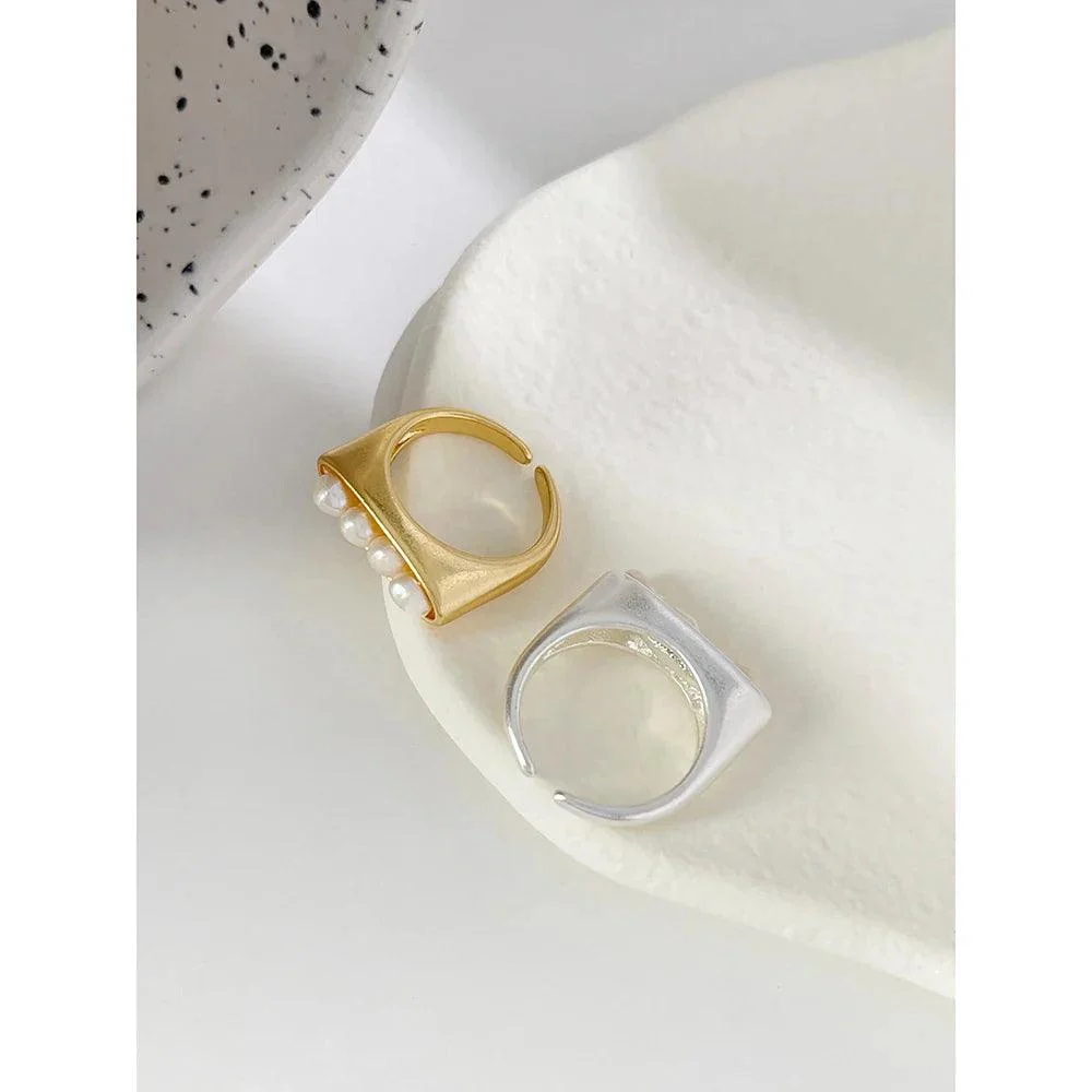 Pearl Pea Pods Rings - Gold or Silver - Glova