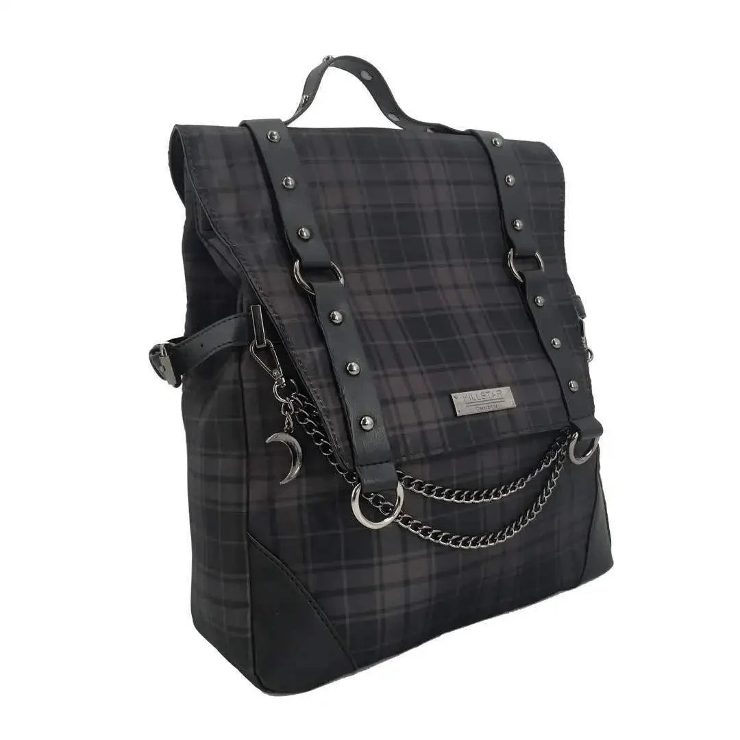 Plaid Flap Backpack - Glova