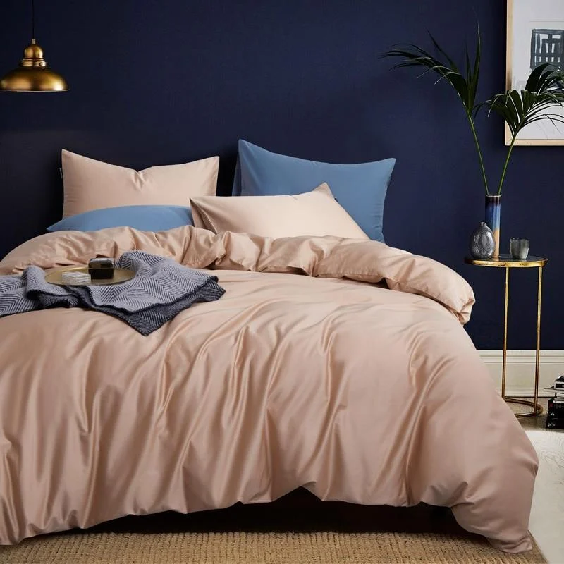 Plain Silky Soft Duvet Cover Set - Glova