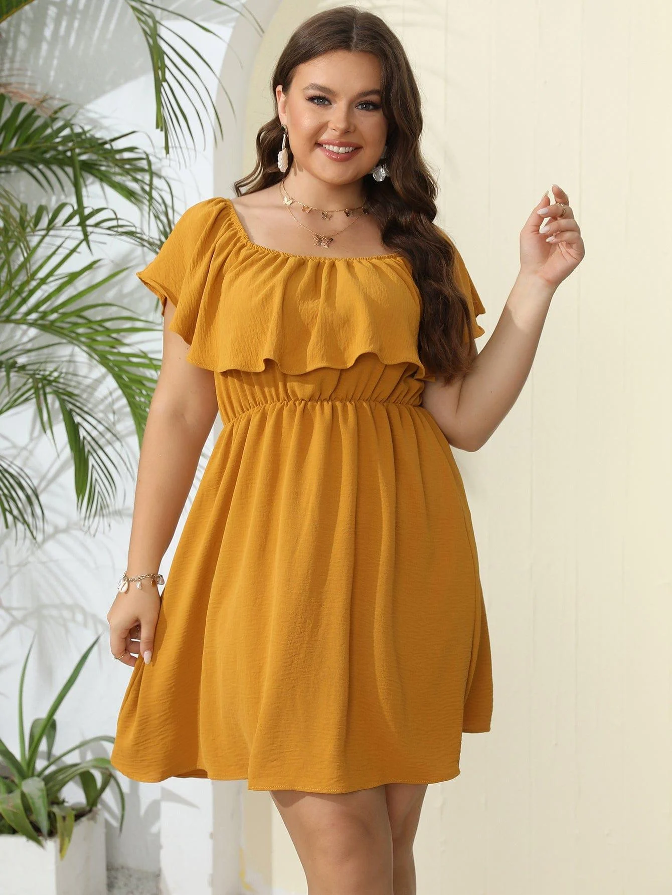 Plus Size Alcyone Mini Dress - Glova