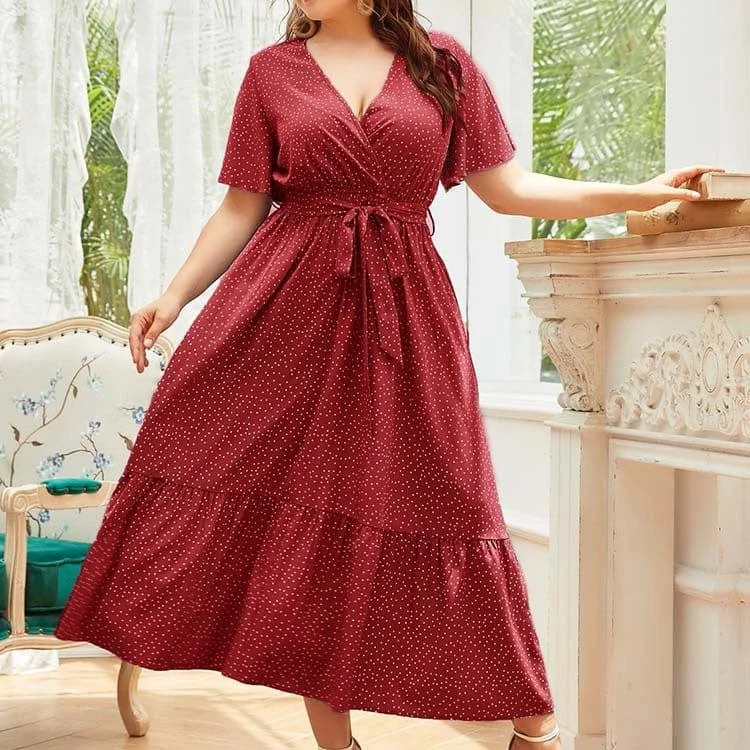 Plus Size Beatrice Maxi Dress - Glova