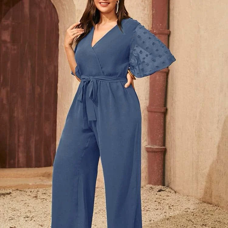 Plus Size Daffodil Boho Jumpsuit - Glova