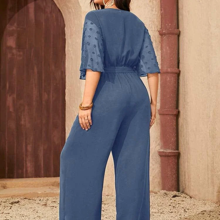 Plus Size Daffodil Boho Jumpsuit - Glova