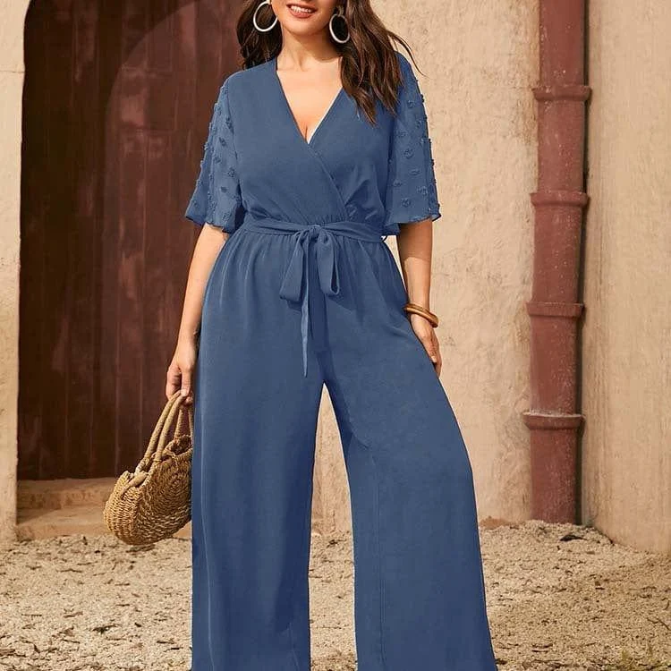 Plus Size Daffodil Boho Jumpsuit - Glova