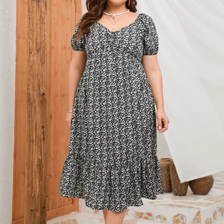 Plus Size Josie Midi Dress - Glova