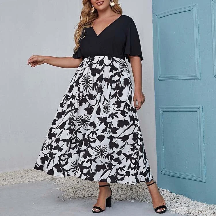 Plus Size Lavinia Maxi Dress - Glova