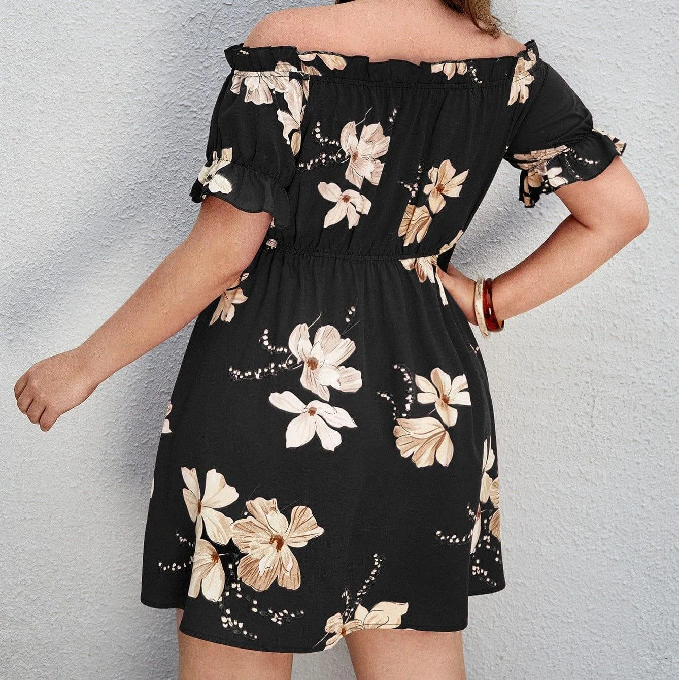 Plus Size Magdalena Midi Dress - Glova