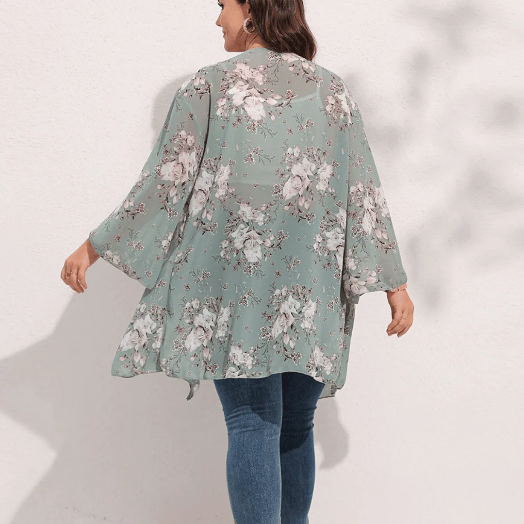 Plus Size Tamesis Cardigan Kimono - Glova