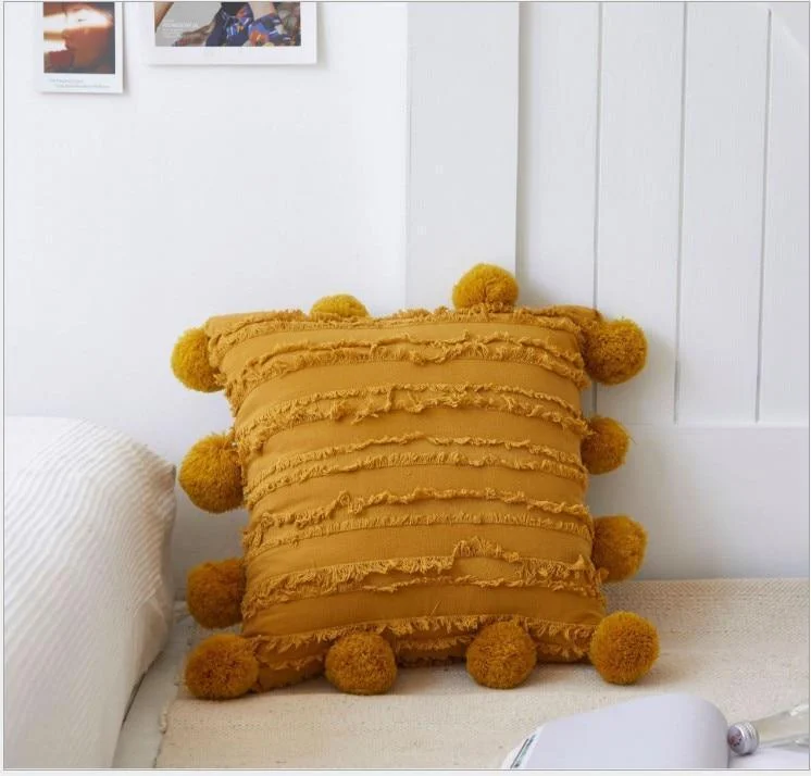 Pom Pom Pillow Cover - Glova