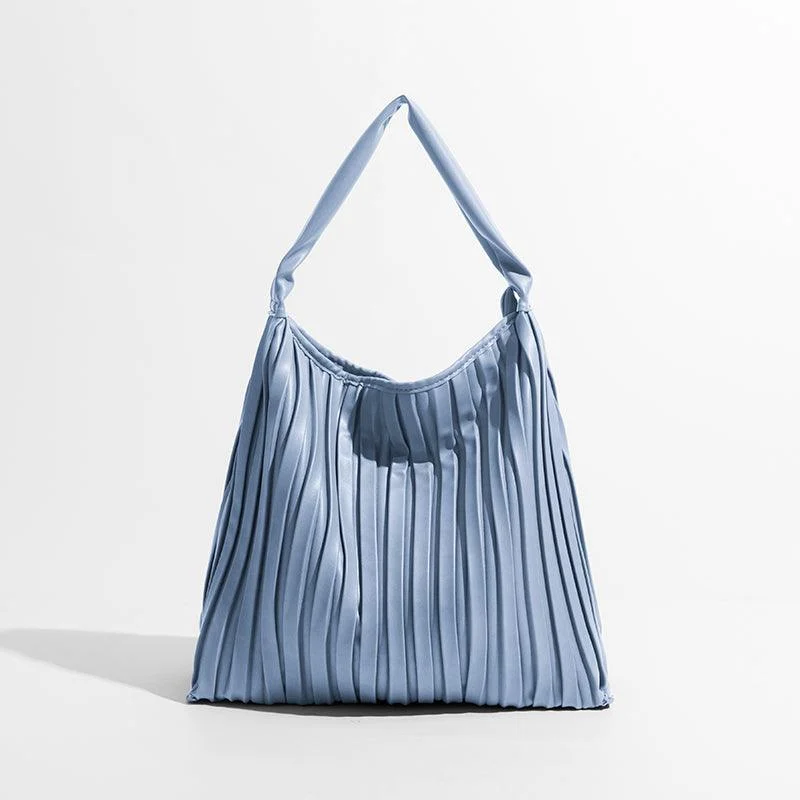 Portia Pleated Faux Leather Hobo Bags - 5 Colors - Glova