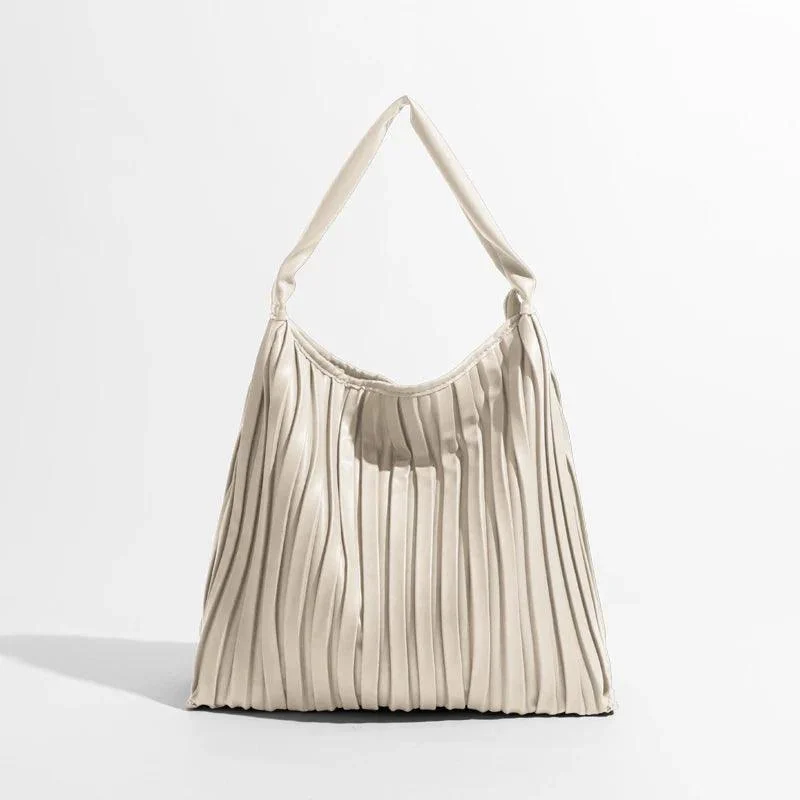 Portia Pleated Faux Leather Hobo Bags - 5 Colors - Glova