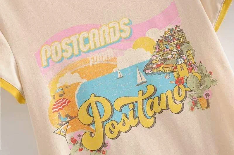 Postcards From Positano Tee - Glova