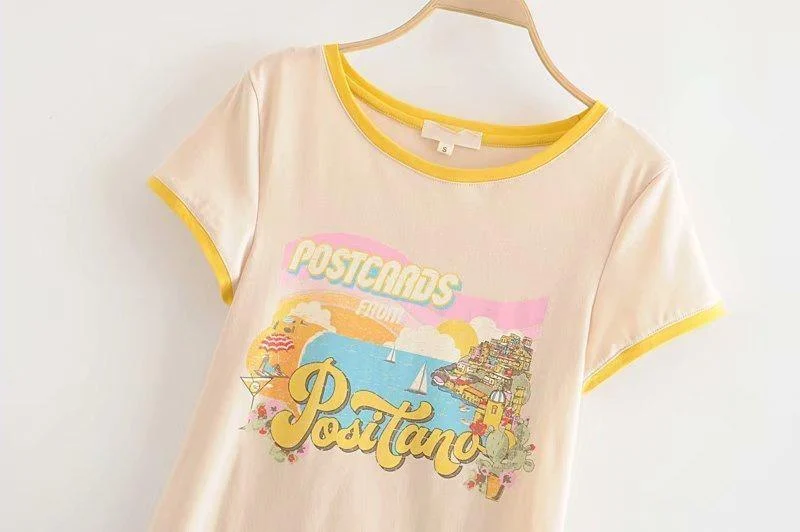 Postcards From Positano Tee - Glova