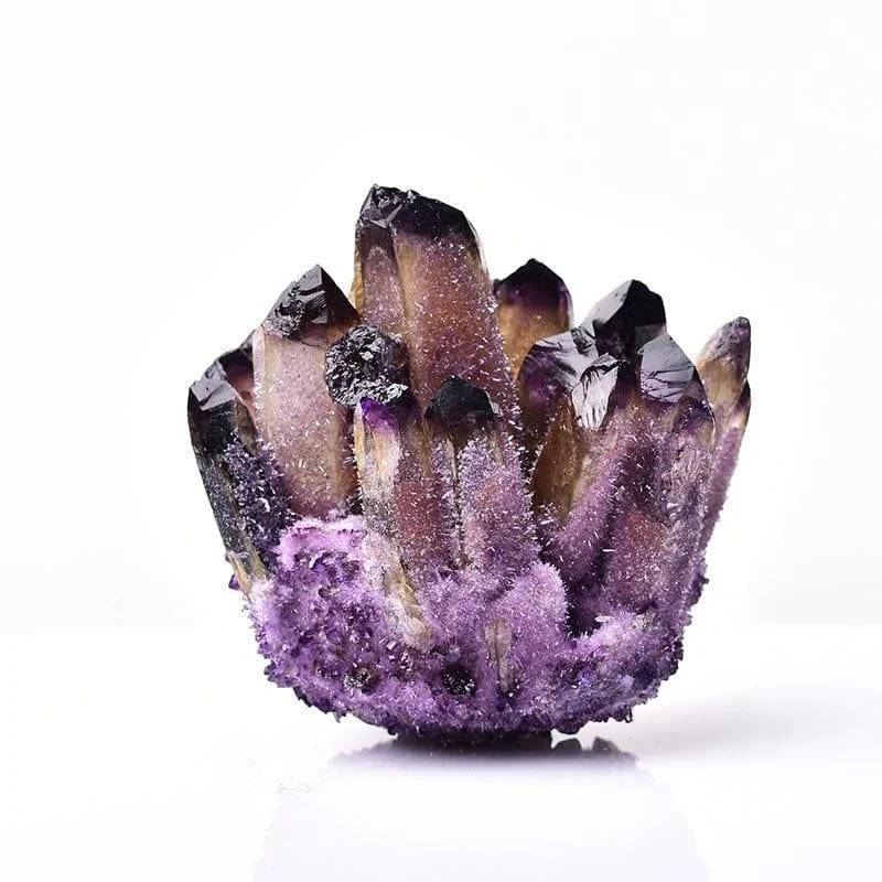 Purple Phantom Quartz Cluster Crystal - Glova