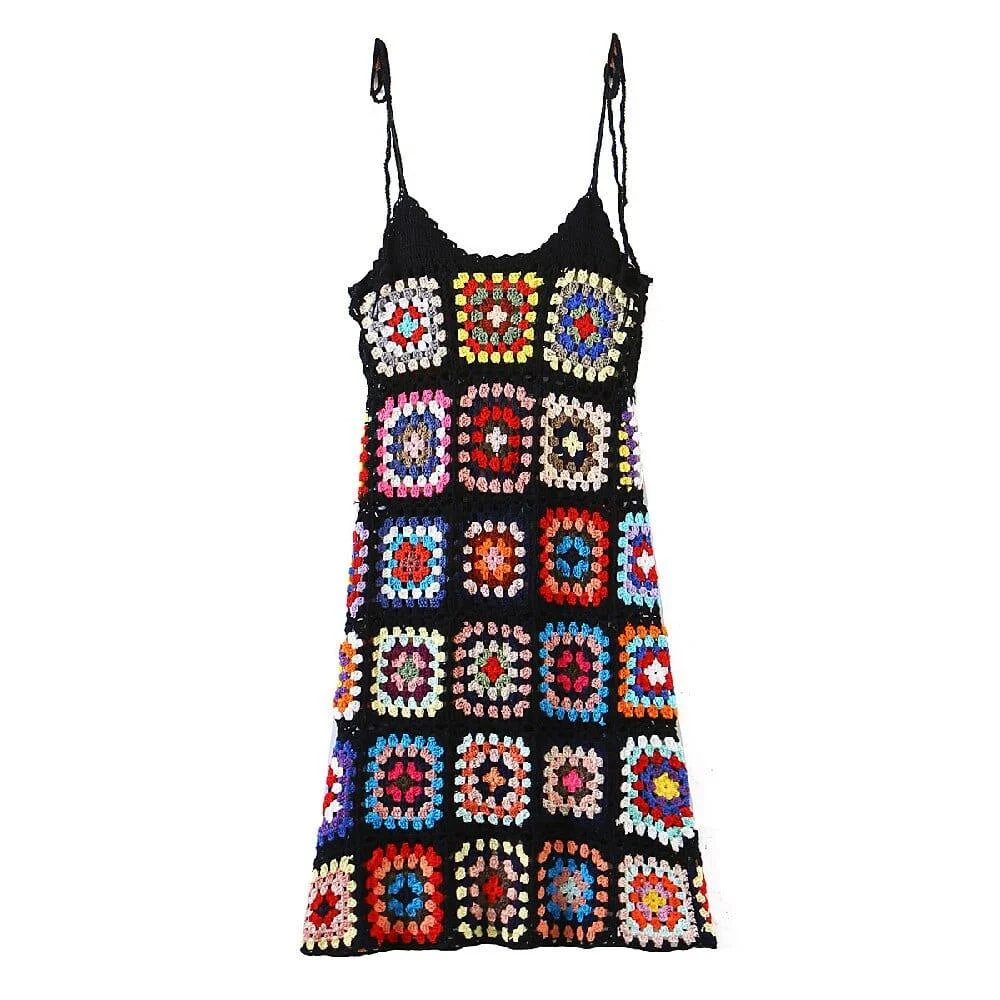 Quinn Crochet Mini Dress - Glova