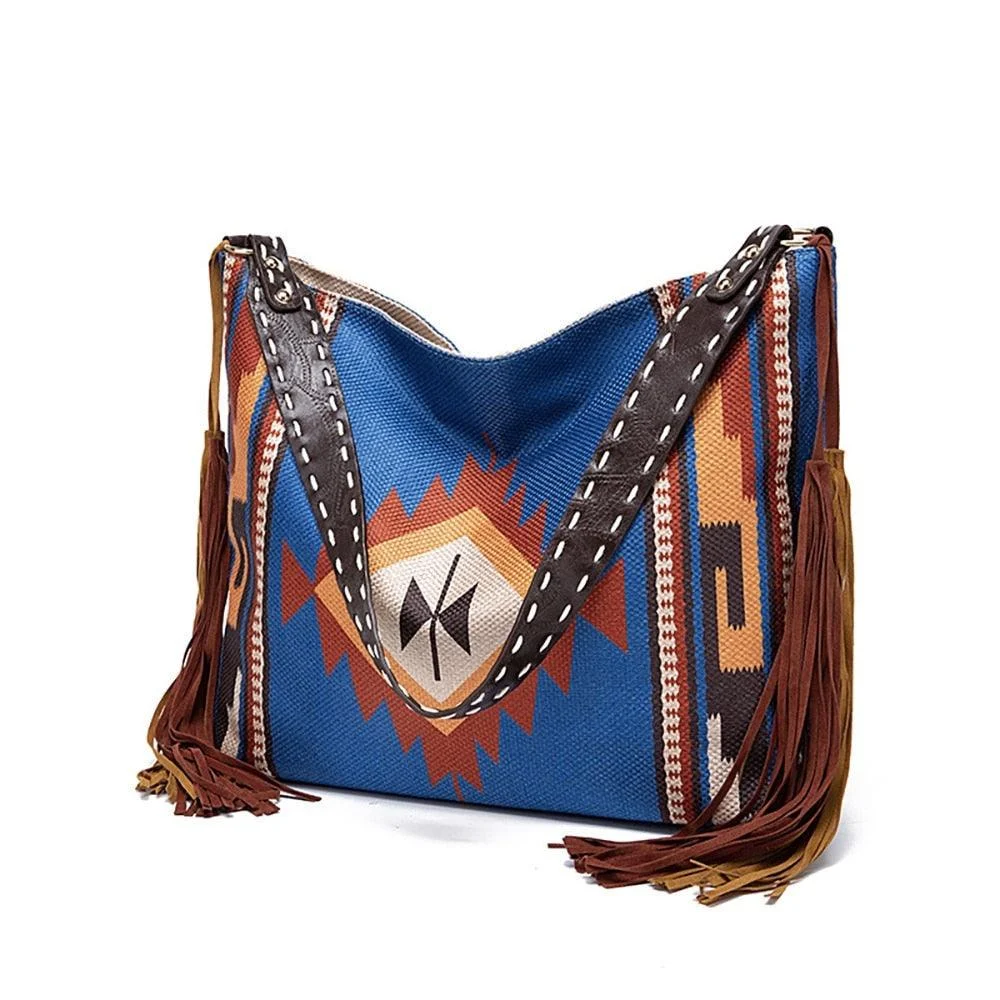 Raelynn Tribal Prints Western Shoulder Bags - 16 Colors - Glova