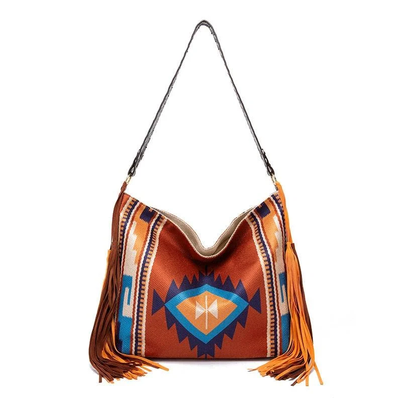 Raelynn Tribal Prints Western Shoulder Bags - 16 Colors - Glova