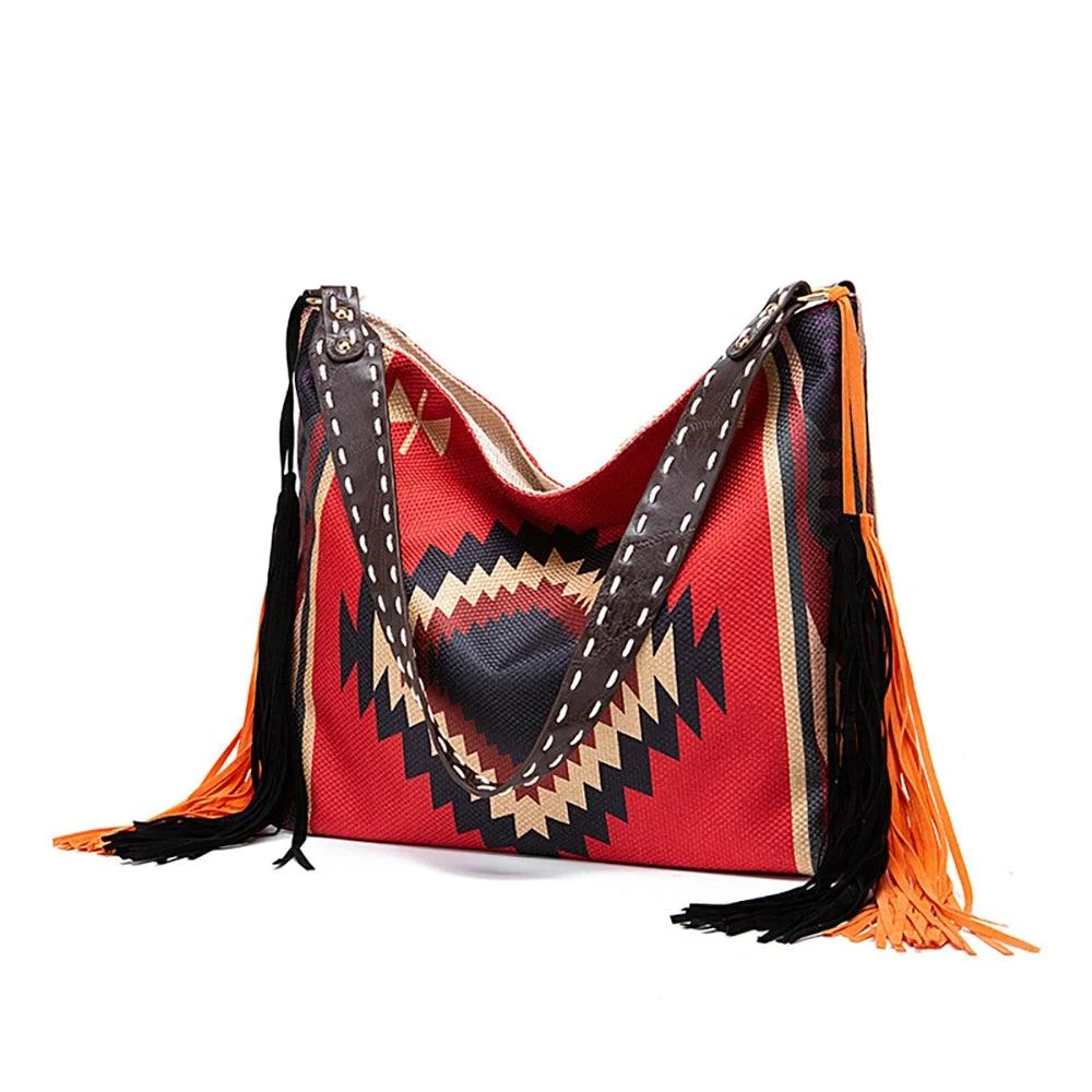 Raelynn Tribal Prints Western Shoulder Bags - 16 Colors - Glova