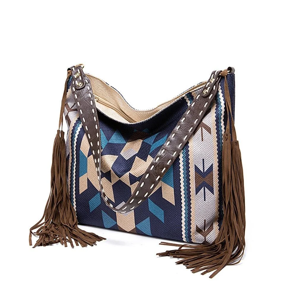 Raelynn Tribal Prints Western Shoulder Bags - 16 Colors - Glova