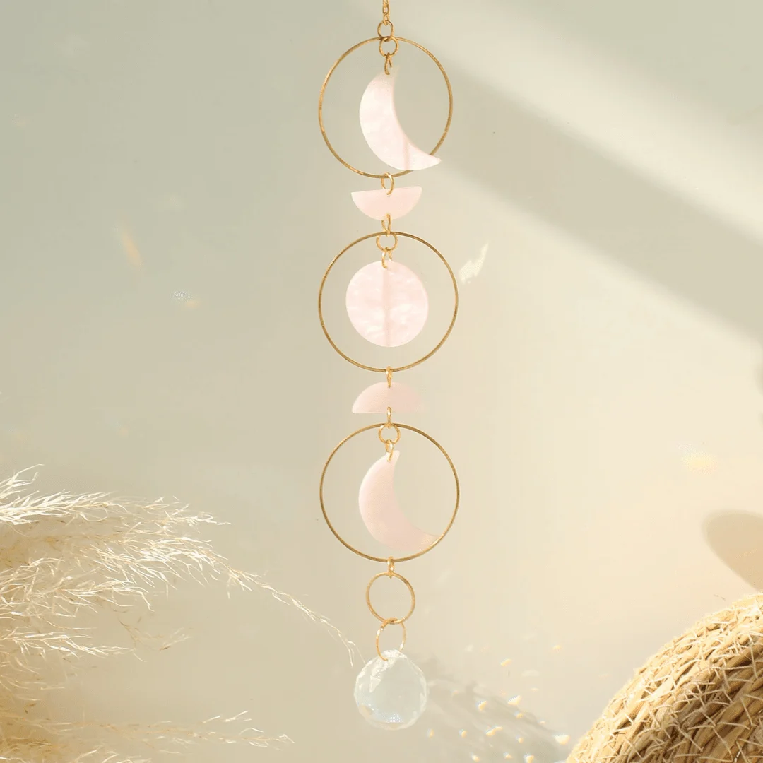 Rainbow Moon Phase Suncatcher - Glova