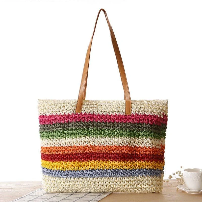 Rainbow Stripes Shoulder Bag - Glova