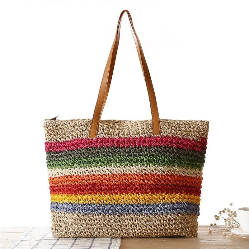 Rainbow Stripes Shoulder Bag - Glova