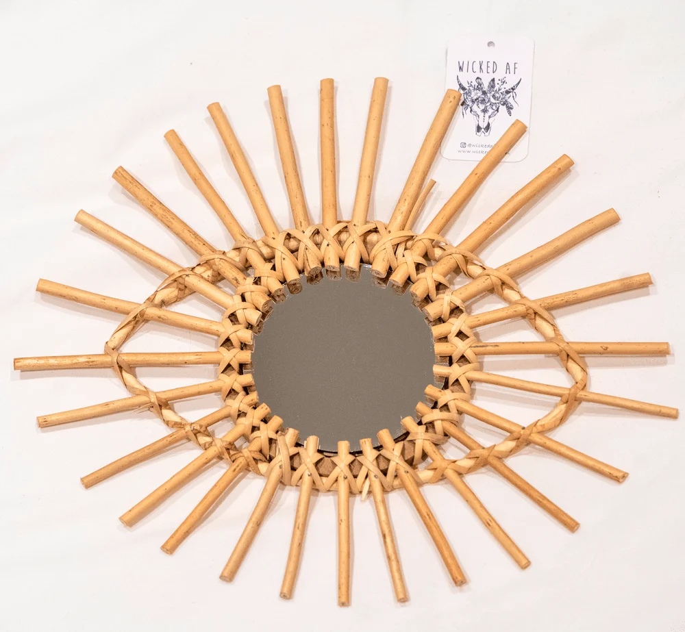 Rattan Eye Wall Mirror - Glova