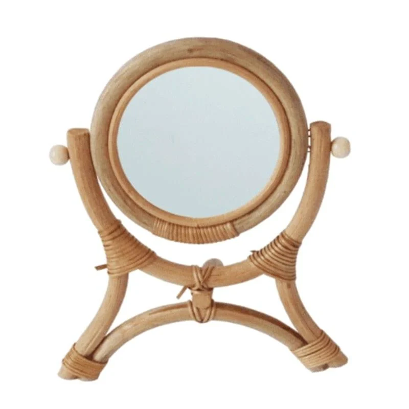 Rattan Handmade Table Mirror - Glova