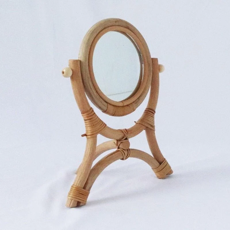 Rattan Handmade Table Mirror - Glova