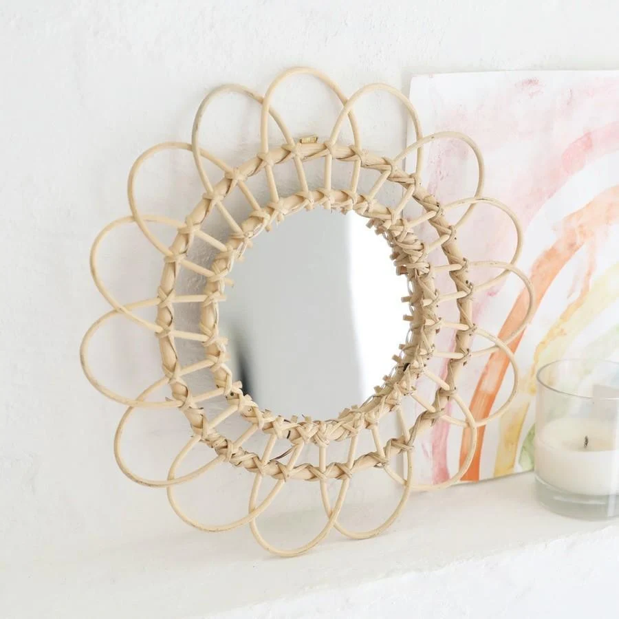 Rattan Wall Mirror - Glova