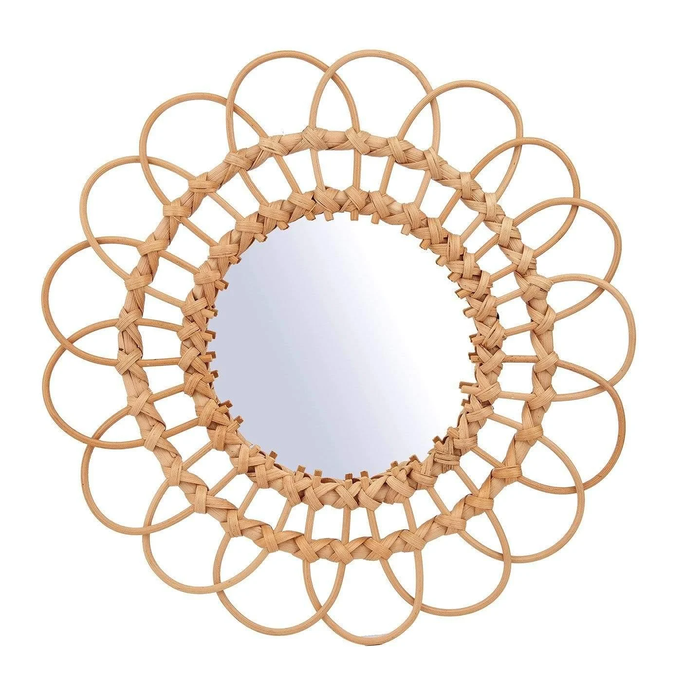 Rattan Wall Mirror - Glova