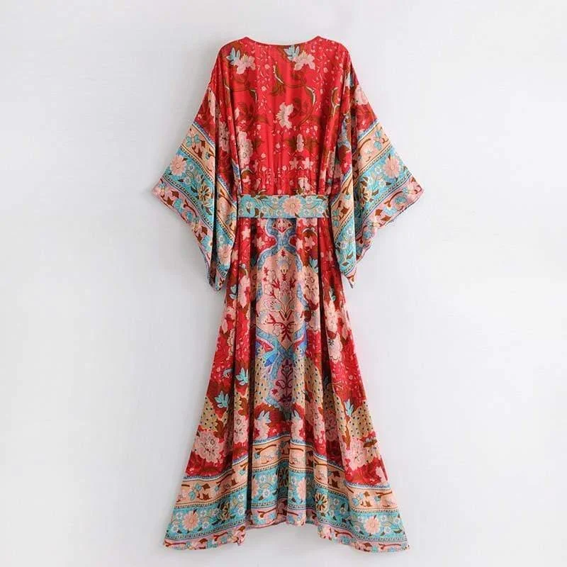 REALM Kimono Midi Dress - Glova