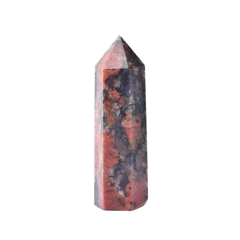 Red Labradorite Crystal Point - Glova