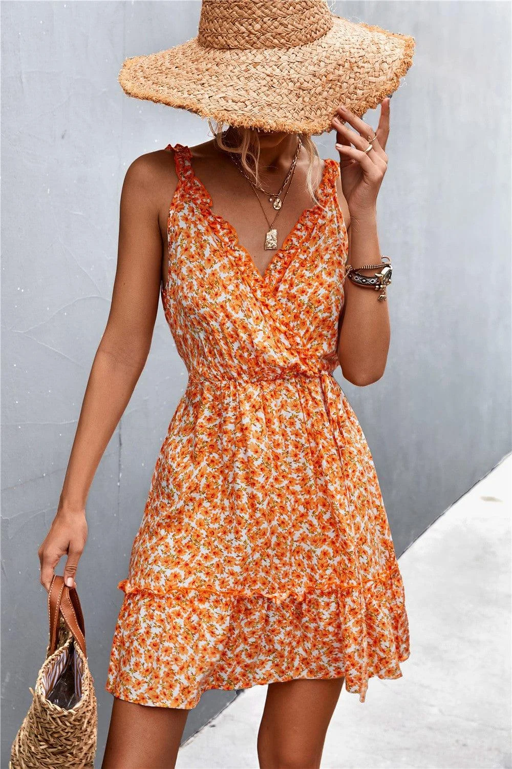 Regina Boho Mini Dress - Glova