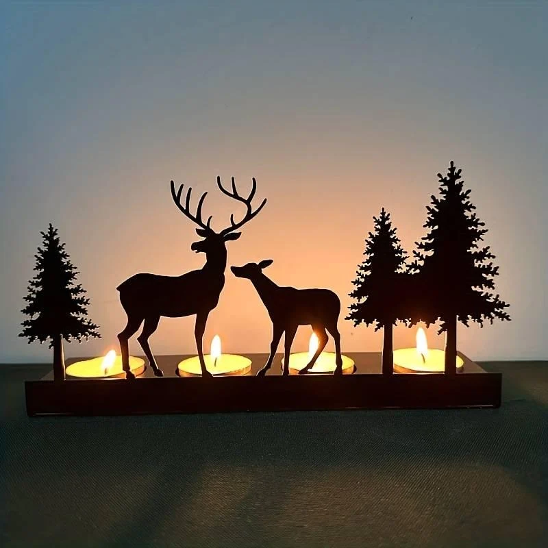 Reindeer Tealight Candle Holder - Glova