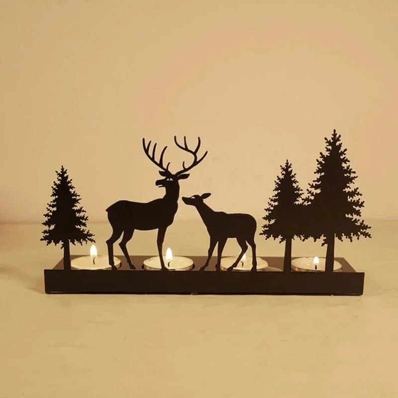 Reindeer Tealight Candle Holder - Glova