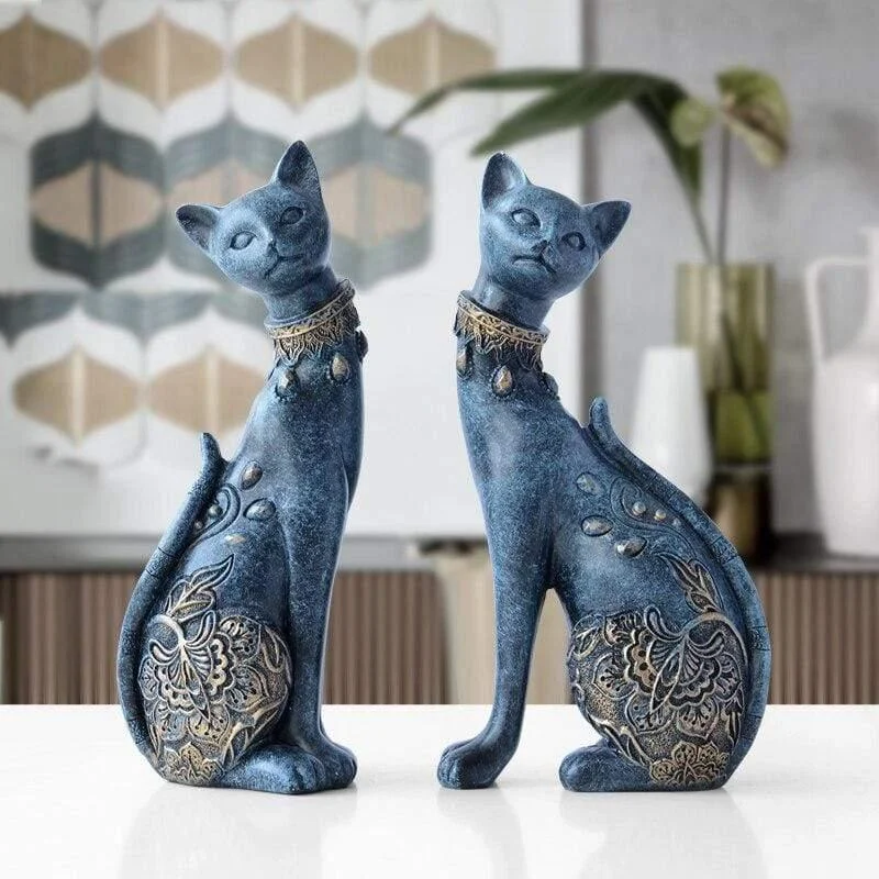 Resin Cat Figurines - Glova