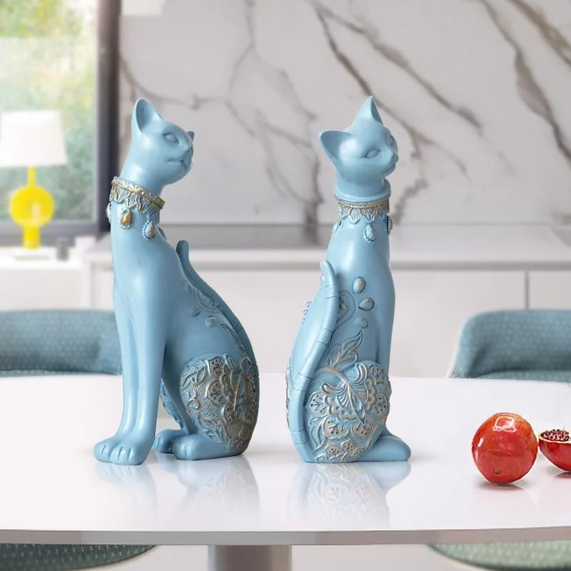 Resin Cat Figurines - Glova