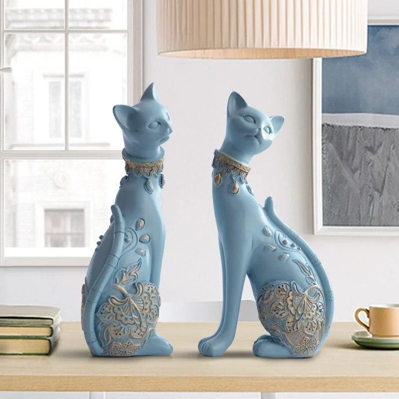 Resin Cat Figurines - Glova