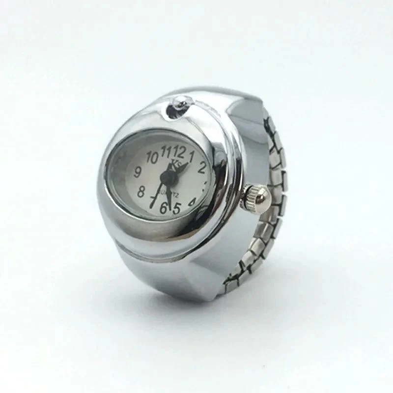 Retro Elastic Stretchy Quartz Watch Rings - Glova