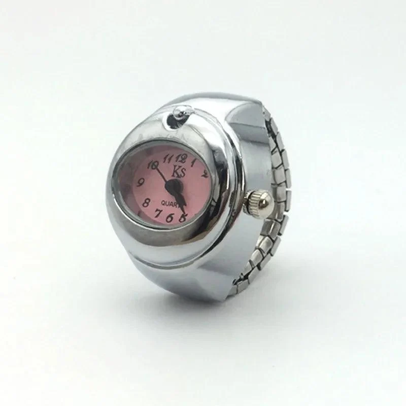 Retro Elastic Stretchy Quartz Watch Rings - Glova