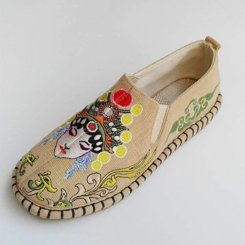 Retro Female Figure Espadrilles - Glova