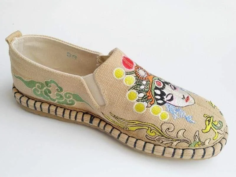 Retro Female Figure Espadrilles - Glova