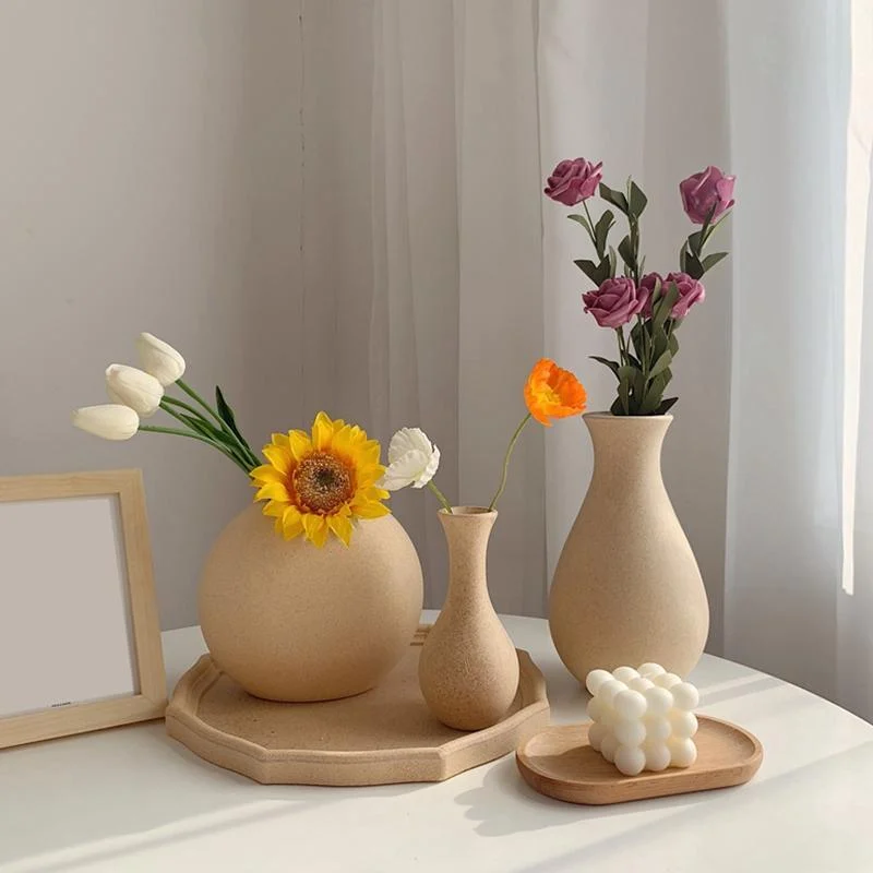 Retro Wooden Vases - Glova