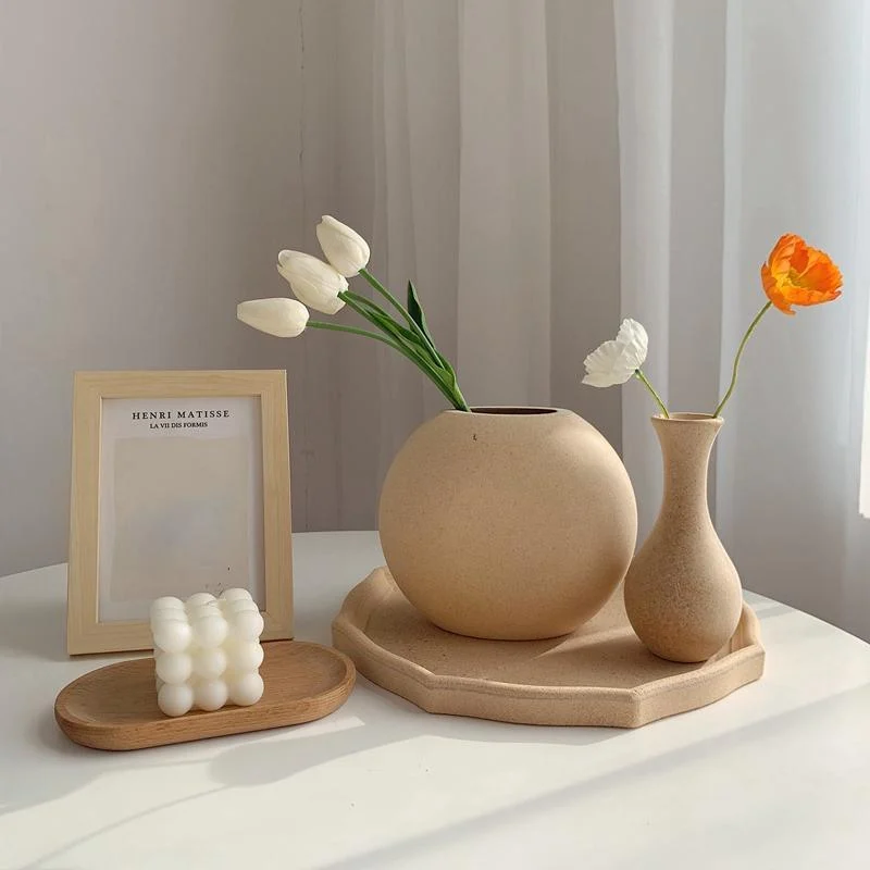 Retro Wooden Vases - Glova