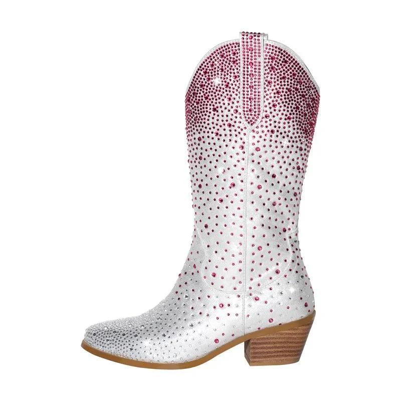 Rhinestone Cowboy Boots - Glova