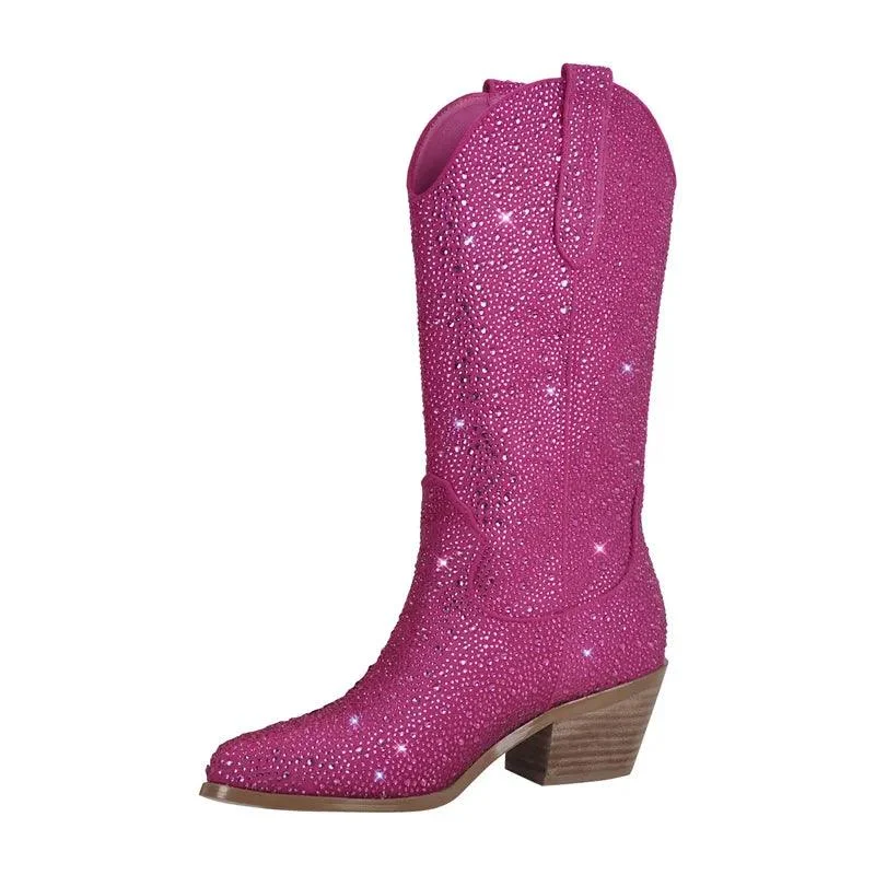 Rhinestone Cowboy Boots - Glova