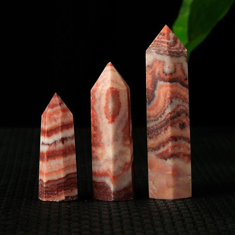 Rhodochrosite Crystal Point Tower - Glova