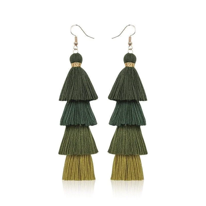 River Tassel Earrings - Glova